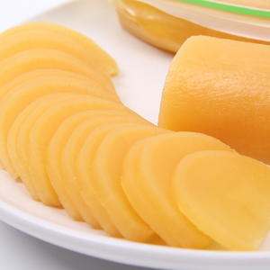 singram泡菜黄萝卜韩国进口寿司大根条韩式萝卜块酸甜味调味小菜