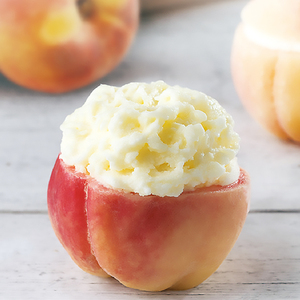 【桃子现货】网红蜜桃低脂雪芭 gooble果堡水果冰淇淋 冰激凌冷饮