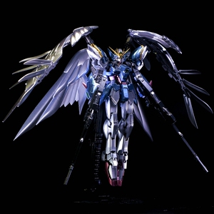 bandai合金着色 rg17 wing zero天使飞翼零式高达 掉毛ew版