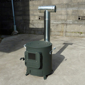 日本进口户外柴火炉子便携野餐装备野营用品多功能野炊炉具野外炉