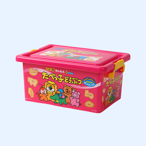 日本国民人气零食松鼠兔动物饼干零食盒 收纳盒 桌面收纳盒