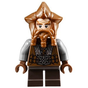 lego 乐高 魔戒 霍比特人 人仔 lor046 矮人 nori 含双武器 79010