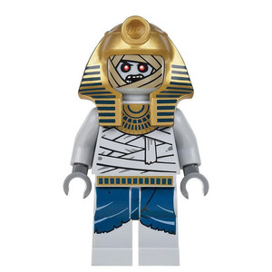 lego 乐高 埃及探险 人仔 金色头饰 金脸 木乃伊战士