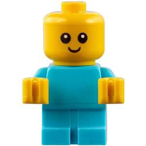 lego 乐高 城市系列 人仔 cty894 婴儿 中湖蓝色款 60204