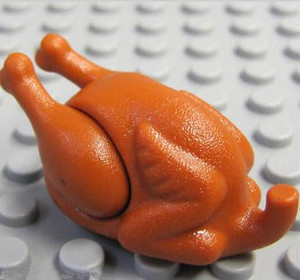 lego 乐高 配件 食物 火鸡 烤鸡 鸡腿 33048c01 出自10193 4842