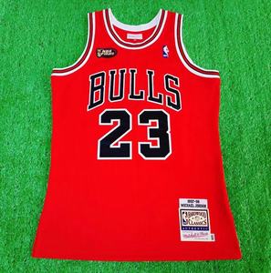 mitchell&ness nba 乔丹 mn 公牛 球衣 au球员版 98总决赛 非科比