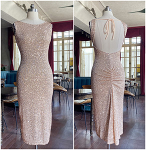 pamper 现货 手工订制连衣裙 tango裙 阿根廷探戈舞裙 经典款鱼尾