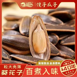 芜湖傻子瓜子葵花籽大颗粒核桃焦糖味原味五香散称500g食品