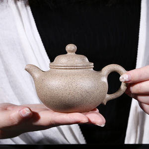 白麻子段泥紫砂壶