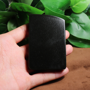 方言和田玉新款特惠推荐新疆墨玉河黑青玉籽料高润度无事牌手牌a