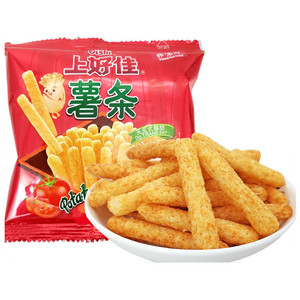 上好佳薯片田园番茄薯条7g 休闲零食 膨化食品 儿童零食