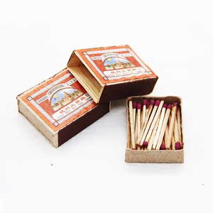 传统木质红头火柴