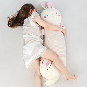 兔子玩偶毛绒玩具儿童抱枕女生睡觉专用婴儿宝宝夹腿公仔娃娃女孩