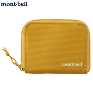 现货日本montbell拉链钱包便携小巧旅行户外卡包纸币硬币1133372