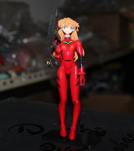 正版散货 eva新世纪福音战士 明日香美少女人物素体可动 模型手办