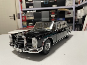 1:18 Autoart 奔驰普尔曼 benz 600 Pullman SWB 短轴车模型 黑色