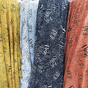 新款英文字母个性印花布料沙滩裙衬衫连衣裙吊带衬衫裙上衣面料