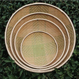 纯手工精工竹编 粉末竹筛子 细孔 竹筛子 茶叶茶末筛 竹制品 米筛