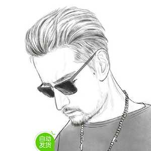 70tb2973491818淘宝代画素描肖像速写手绘头像自画像真人照片定订制