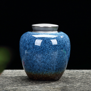 茶叶罐子陶瓷茶罐茶叶罐茶叶密封罐储存罐家用储茶罐装茶叶的容器