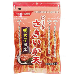 日本本土 伍鱼福 香辣明太子味鱿鱼条天妇罗一袋63g