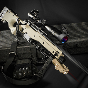 捷鹰awm狙击抢msr抛壳软弹枪成人儿童玩具枪手动拉栓吃鸡枪模型