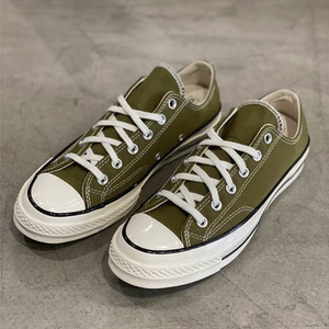 converse匡威1970s橄榄绿军绿低帮帆布鞋男女鞋171568c不退换