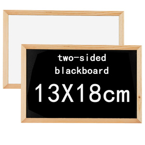 线下爆款木制双面小黑板留言板儿童书法写字画画板店铺挂件装饰