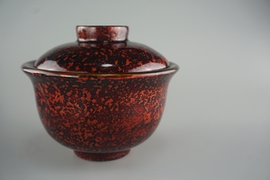 【国家级非遗成都宋西平漆艺】成都漆器/茶器/赤宝砂盖碗茶杯