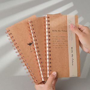 拾光牛皮h5线圈本 tn手账本空白内页笔记本记事本随身涂鸦速写本