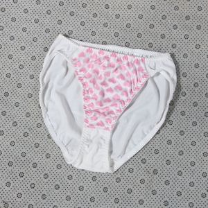 品牌折扣剪标女装新款弹力女生化纤可爱少女学生爱心小内裤1h068