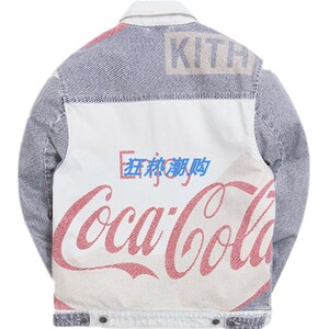 kith x coca-cola jacket 联名 可口可乐 拼接牛仔男女夹克外套