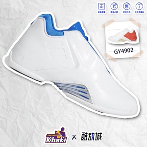 Khaki24 Adidas TMac3麦迪3代白蓝白橙缓震实战低帮篮球鞋 G58904