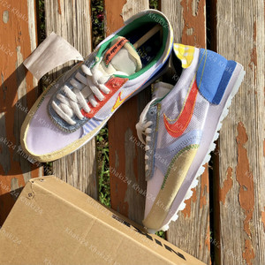 khaki24 nike daybreak白橙解构拼接双钩彩色休闲跑鞋 cz8654-164