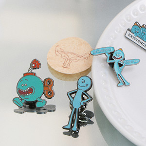 瑞克和莫蒂胸针meeseeks先生 使命必达先生卡通包包装饰配件