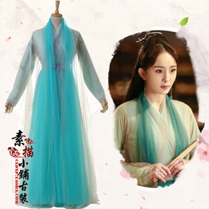 绝色古装实物图三生三世同款服装杨幂白浅女古装仙女装上神