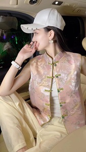 唐装女中国风中式马甲上衣改良版年轻款春夏旗袍马甲背心马夹爆款
