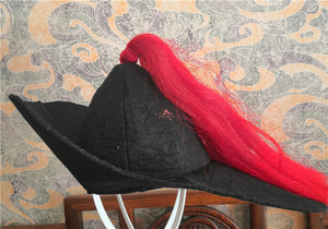 {萧萧国甲}2022秋季纯手工制作新版仿 林冲帽子 翘头范阳笠