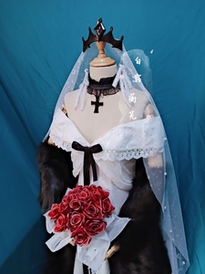 【白露蘅芜】少女前线cos定制  kar98k 德皇婚纱cos 手心的朱砂痣