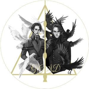 【ggad】格林德沃x邓布利多和纸胶带 明信片(神奇动物在哪里