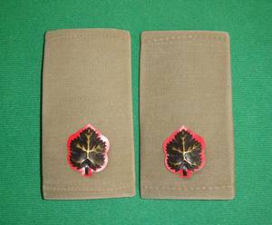 以色列国防军(idf)军版原品陆军常服军衔肩章--少校