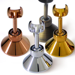 花洒底座全铜花洒喷头支架配件固定座淋浴蓬蓬头支架打孔明装座子