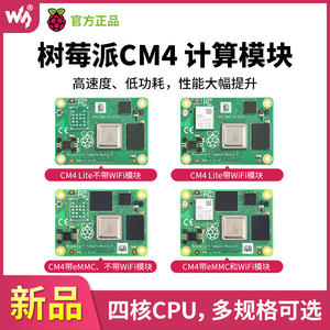树莓派计算模块核心板 Compute module 4 CM4 wifi/蓝牙 配置可选