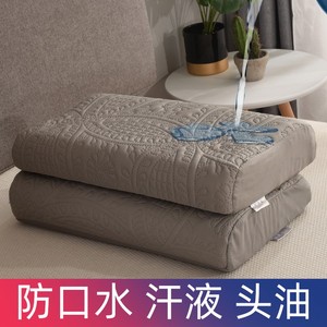 单人成人儿童乳胶枕巾枕头套防水防头油泰国橡胶枕记忆枕套一对装