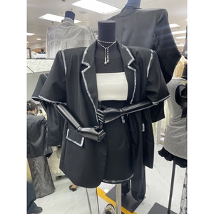 韩国2024女式西装套装高级洋气设计款休闲西装外套女潮