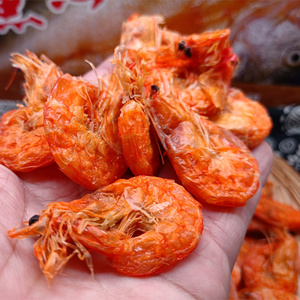 温州特产软壳虾干烤虾干软皮海鲜干货休闲零食开袋即食250克