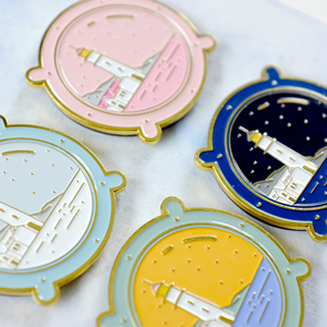 大连老虎滩渔人码头灯塔金属冰箱贴特色旅游纪念品