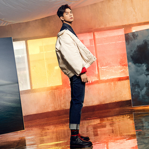 【李现同款】levis red先锋系列牛仔夹克棉服男a0123-0001