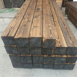 户外碳化木方木立柱140mm 防腐木葡萄架围栏木屋宣传栏枕木木长廊