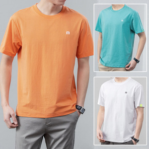 yishion以纯官网店2022夏季新款短袖男t恤圆领青年纯棉休闲男装